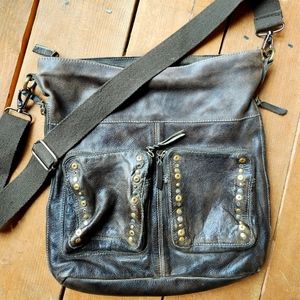 Sundance Brown Leather Crossbody Bag